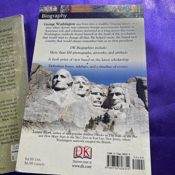 πGeorge Washington : A DK Biography & 1965 John F Kennedy New Frontiersman - Picture 5 of 16